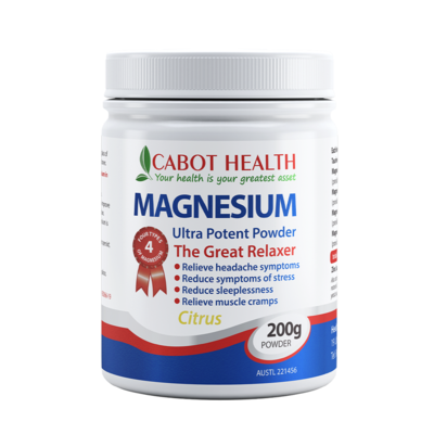 Magnesium Ultra Potent Powder Citrus 200g
