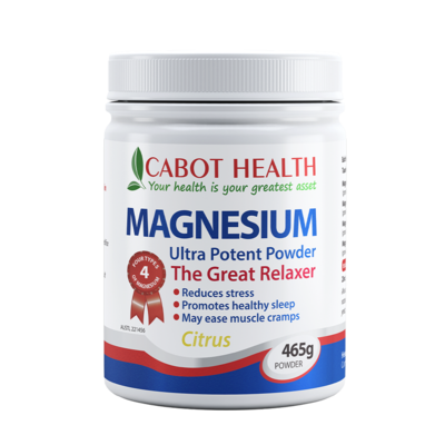 Magnesium Ultra Potent Powder Citrus 465g